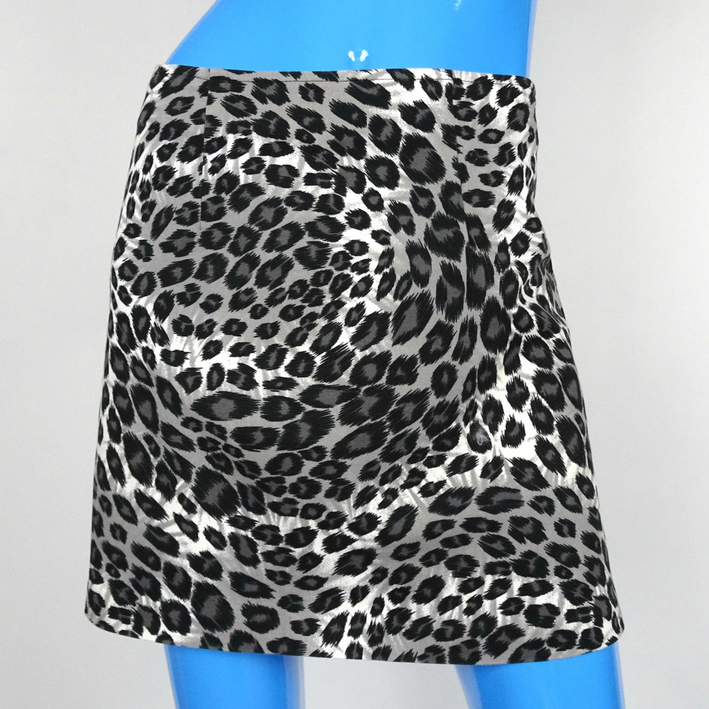 Leopard Animal Print Pancil Mini Skirt Juniors 9